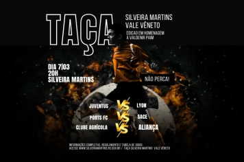 Abertura da Taça Silveira Martins/Vale Vêneto de Futsal 2026 será neste sábado (7)