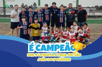 Sub-9 é campeão intermunicipal e Sub-14 conquista 3º lugar em São João do Polêsine
