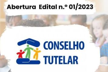 ESCOLHA NOVOS CONSELHEIROS TUTELARES - EDITAL 01/2023 INFORMAÇÃO
