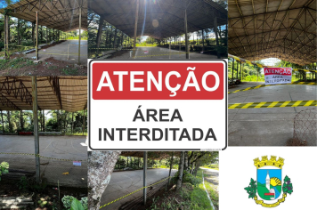 INTERDITADA A QUADRA POLIESPORTIVA DE LINHA BASE