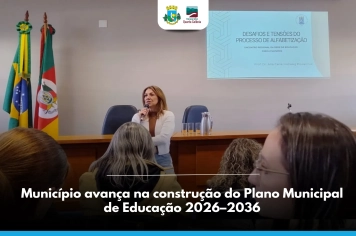 Comissão Municipal avança na construção do Plano Municipal de Educação 2026–2036 com oficinas metodológicas