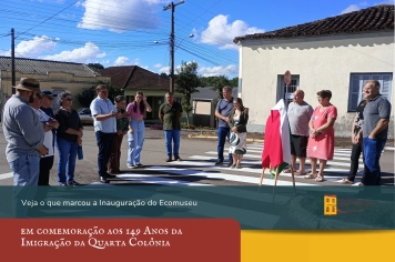 Inauguração do Ecomuseu valoriza memória local e integra programação dos 149 anos de Silveira Martins