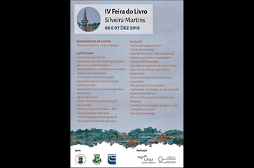 IV FEIRA DO LIVRO DE SILVEIRA MARTINS _ 6 E 7 de Dezembro de 2019