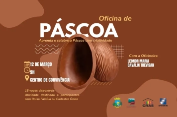Oficina de Páscoa  Abre Caminhos para Renda Extra