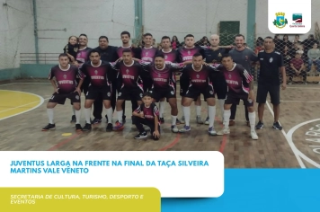 Juventus abre vantagem na final da Taça Silveira Martins/Vale Vêneto de Futsal 2026