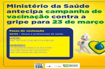 Campanha Nacional de Vacinação Contra Gripe - INFLUENZA