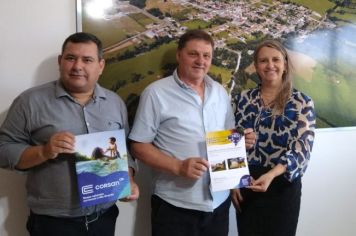 Representantes Institucionais da Corsan entregam plano de trabalho 