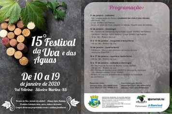 15º Festival da Uva e das Águas