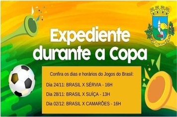 Decreto Expediente Prefeitura durante os jogos da Copa do Mundo