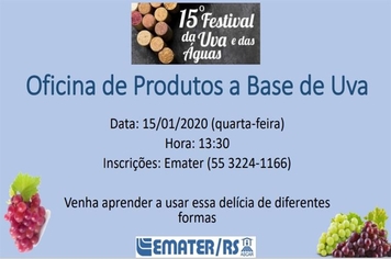 Emater/Silveira Martins Promove Oficina de Produtos a Base de Uva