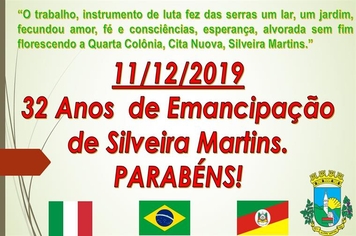 Silveira Martins Comemora 32 Anos de Emancipação
