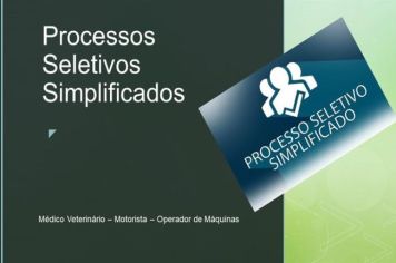 HOMOLOGAÇÃO DOS INSCRITOS NOS PROCESSOS SELETIVOS