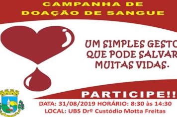 Campanha de Doação de Sangue em Silveira Martins