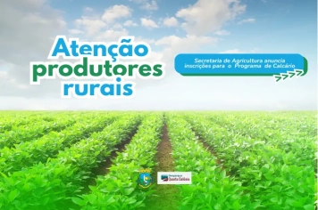 Produtores rurais podem se inscrever para novo incentivo municipal
