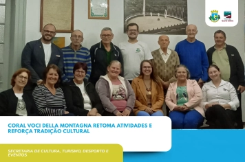 Coral Voci Della Montagna retoma atividades e reforça tradição cultural em Silveira Martins