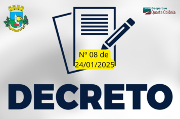 DECRETO Nº 08 DE 24/01/2025