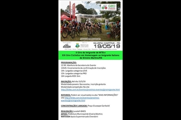 GIRO CICLÍSTICO do IMIGRANTE - 19 de Maio de 2019