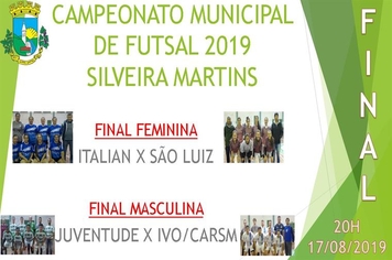 GRANDE FINAL DO CAMPEONATO MUNICIPAL DE FUTSAL