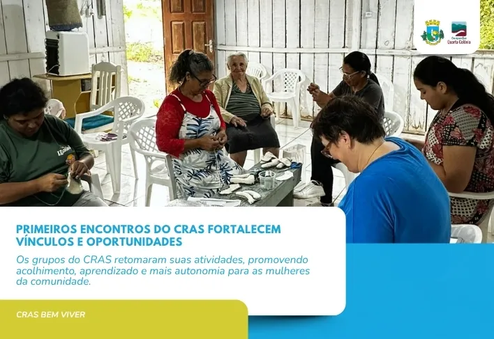 CRAS inicia primeiros encontros do grupo de mulheres em 2026