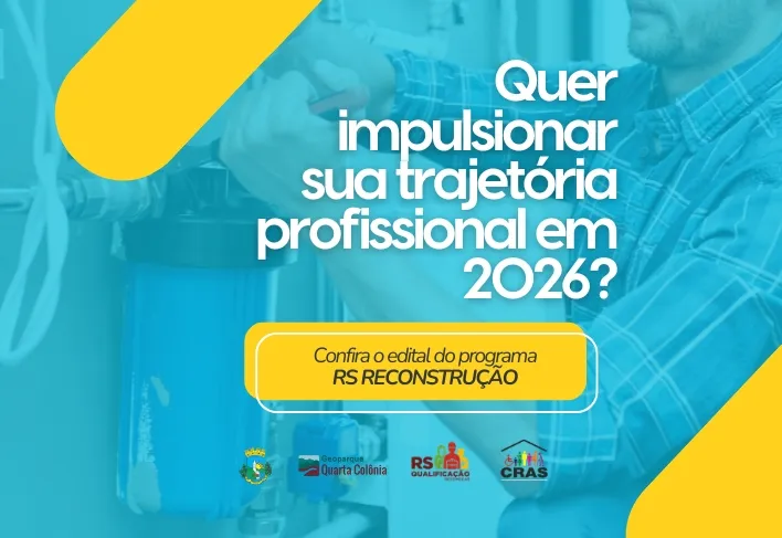 Abrimos as inscrições para os cursos gratuitos do RS Qualificação Recomeçar