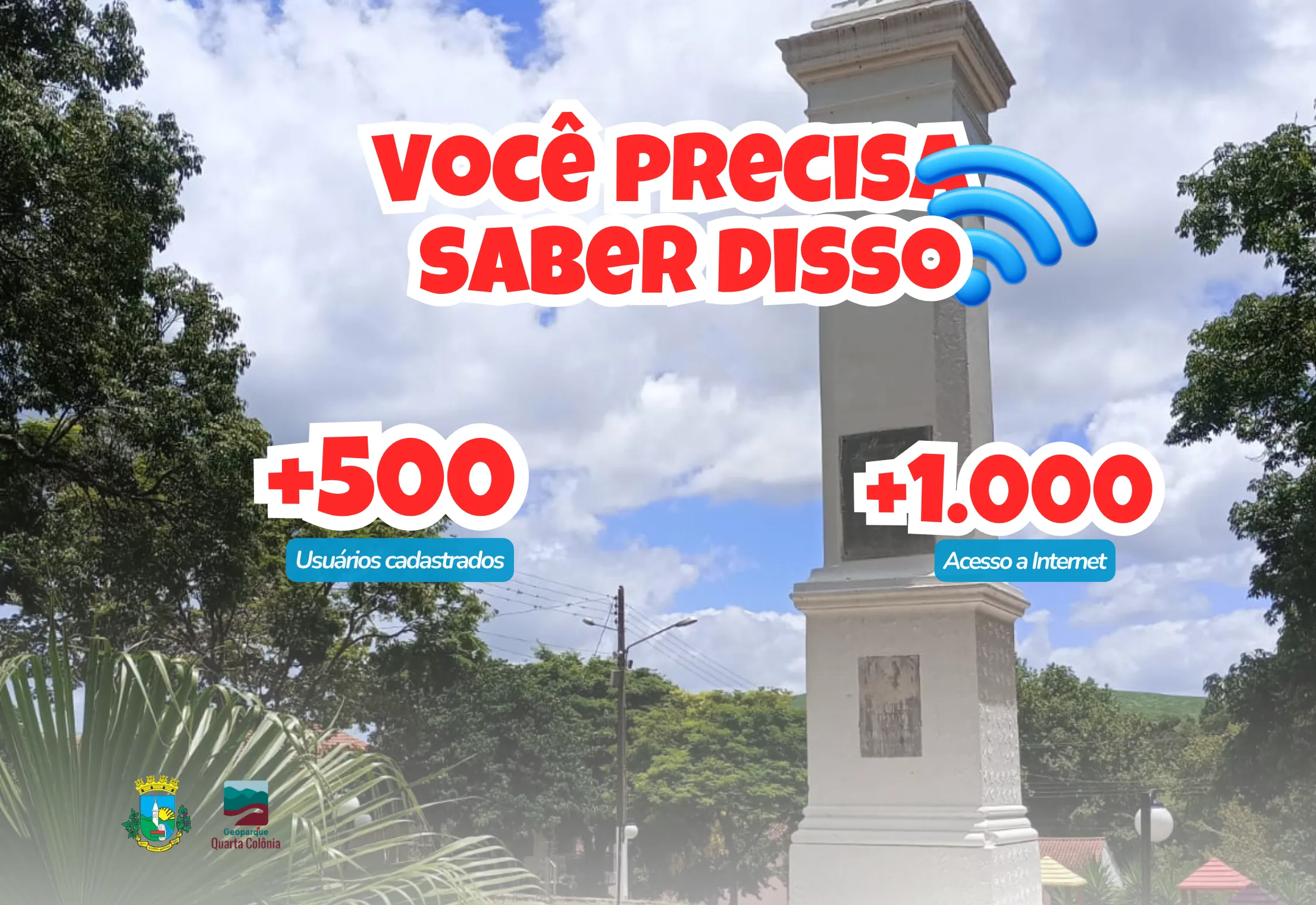 Wi-Fi público de Silveira Martins ultrapassa 500 usuários e reforça conexão entre turismo, comunidade e informação