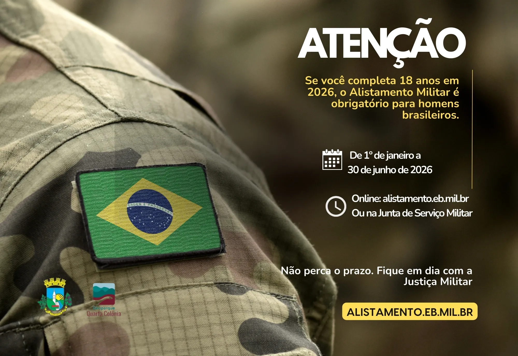 Alistamento Militar 2026: Fique em dia com o Serviço Militar