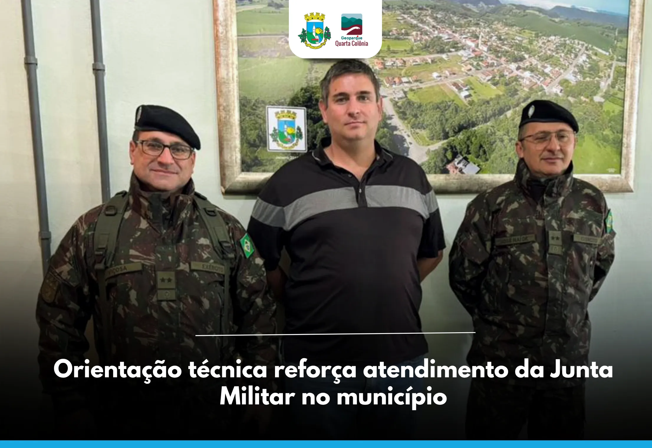 Orientação técnica reforça atendimento da Junta Militar no município