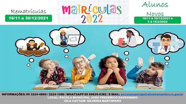 Matrículas e Rematrículas 2022