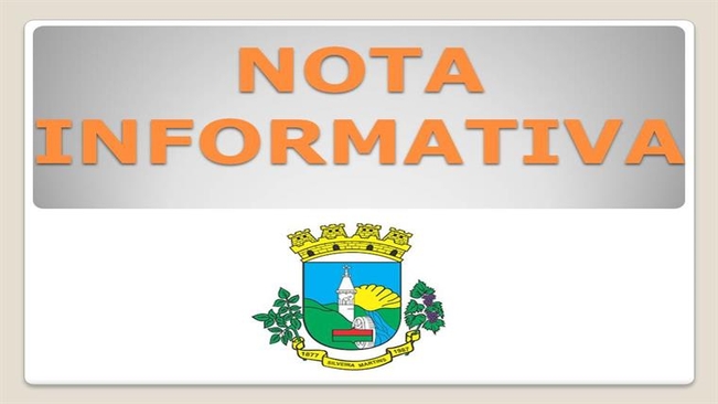 NOTA INFORMATIVA