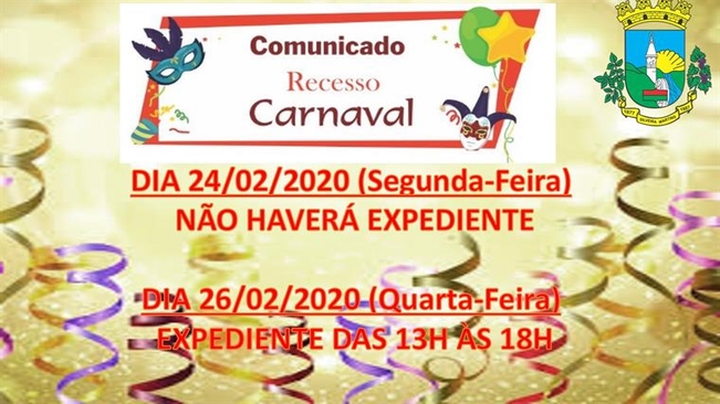 RECESSO DE CARNAVAL