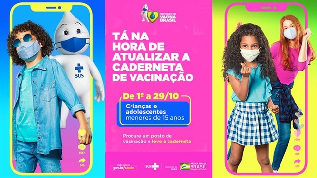 Dia D de Multivacinação para Crianças e Adolescentes