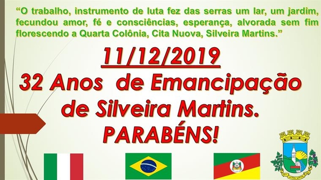 Silveira Martins Comemora 32 Anos de Emancipação