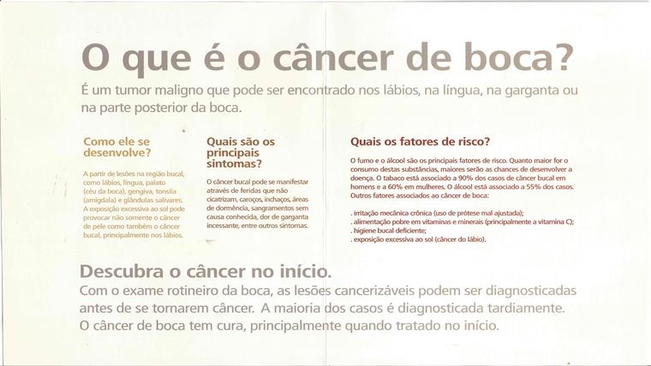 Campanha de Prevenção do CÂNCER BUCAL