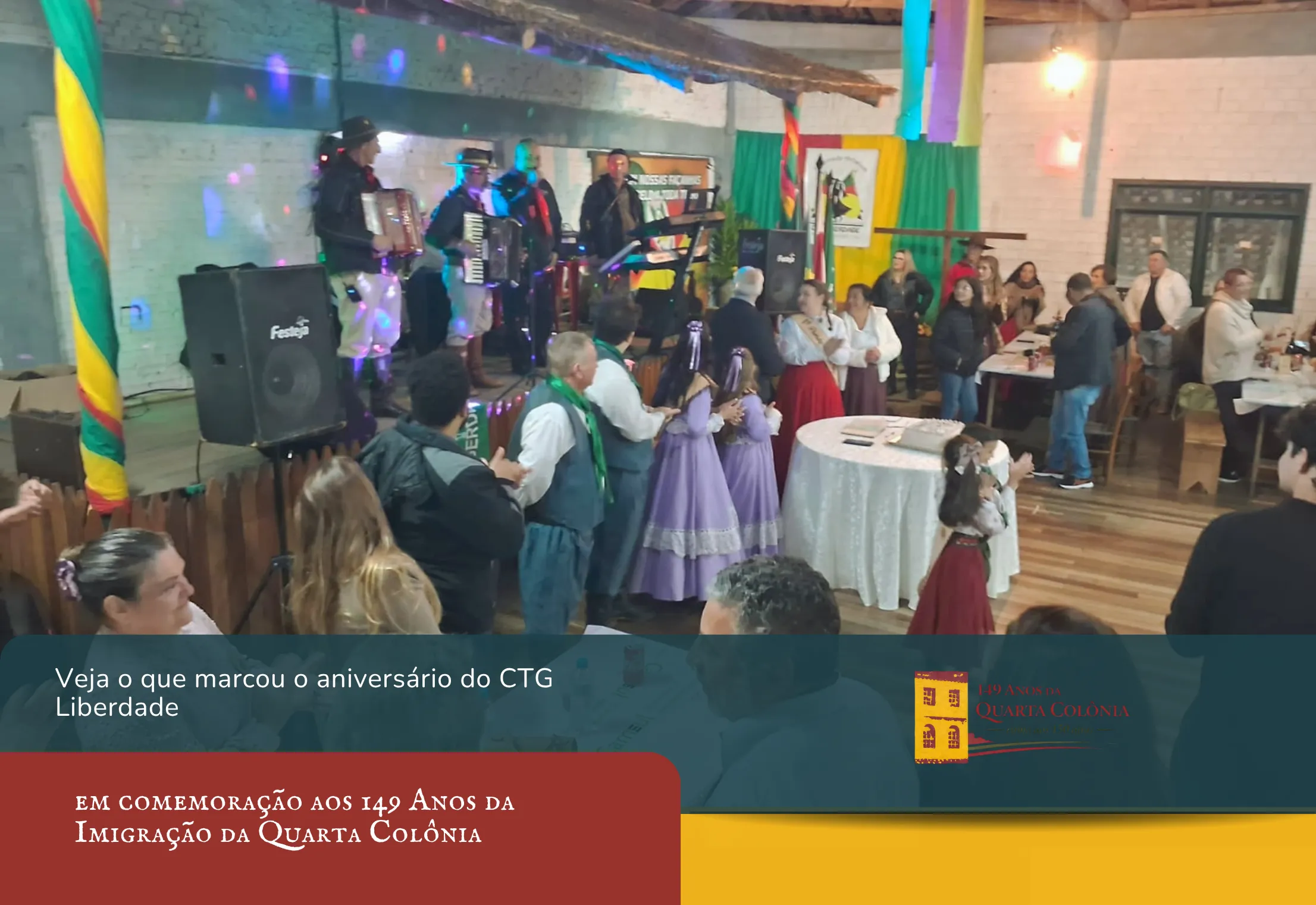 CTG Liberdade celebra 59 anos com jantar-baile e reúne lideranças em noite de tradição e cultura