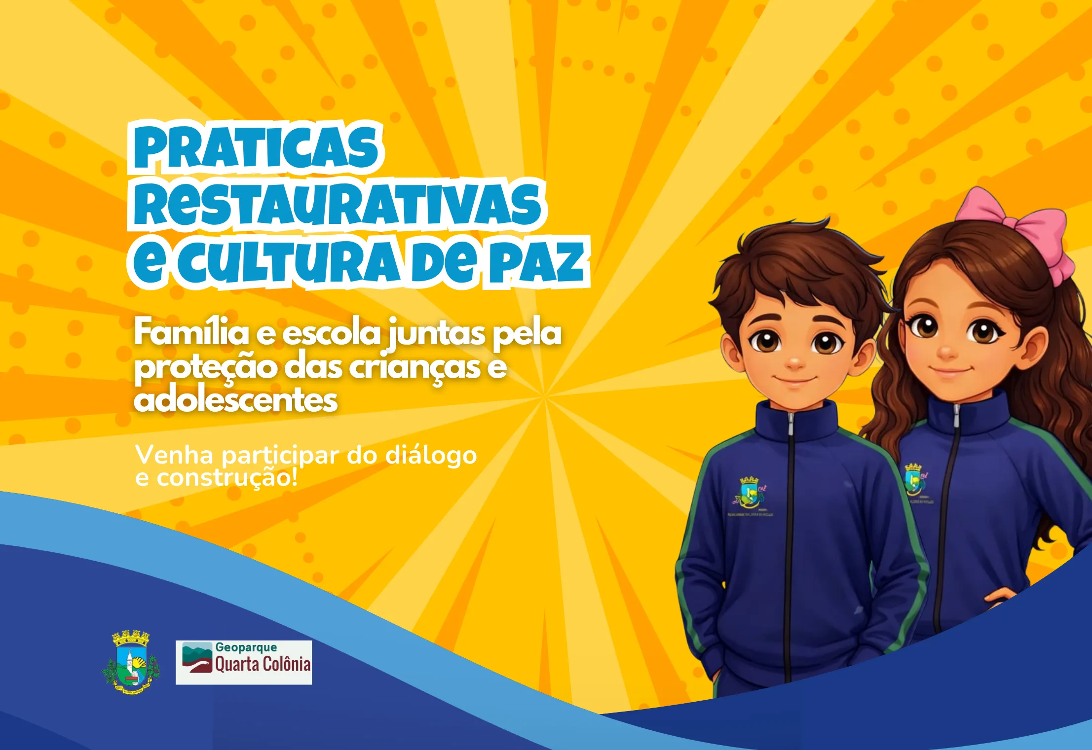 Práticas restaurativas e cultura de paz são tema de encontro que reúne famílias e escolas em Silveira Martins