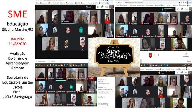 EDUCAÇÃO MUNICIPAL SE REÚNE AVALIANDO O ENSINO REMOTO